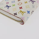 LOUIS VUITTON Multicolor Zippy Coin Purse Coin Purse White M93741 Auth 179595A-15