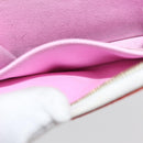 LOUIS VUITTON Multicolor Zippy Coin Purse Coin Purse White M93741 Auth 179595A-18