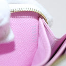 LOUIS VUITTON Multicolor Zippy Coin Purse Coin Purse White M93741 Auth 179595A-11