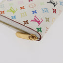 LOUIS VUITTON Multicolor Zippy Coin Purse Coin Purse White M93741 Auth 179595A-7