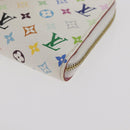 LOUIS VUITTON Multicolor Zippy Coin Purse Coin Purse White M93741 Auth 179595A-14