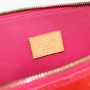 LOUIS VUITTON Monogram Vernis Alma GM Hand Bag Rose Pop M93625 LV Auth 179598-18