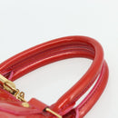 LOUIS VUITTON Monogram Vernis Alma GM Hand Bag Rose Pop M93625 LV Auth 179598-8