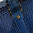 LOUIS VUITTON Epi Keepall 50 Boston tas blauw M42965 LV Auth 179600-17