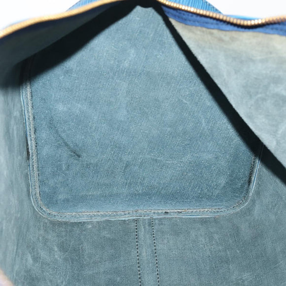 LOUIS VUITTON Epi Keepall 50 Boston tas blauw M42965 LV Auth 179600