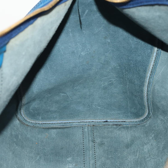 LOUIS VUITTON Epi Keepall 50 Boston tas blauw M42965 LV Auth 179600