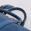 LOUIS VUITTON Epi Keepall 50 Boston tas blauw M42965 LV Auth 179600-8