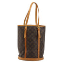 LOUIS VUITTON Monogram Bucket GM Shoulder Bag M42236 LV Auth 179601-13