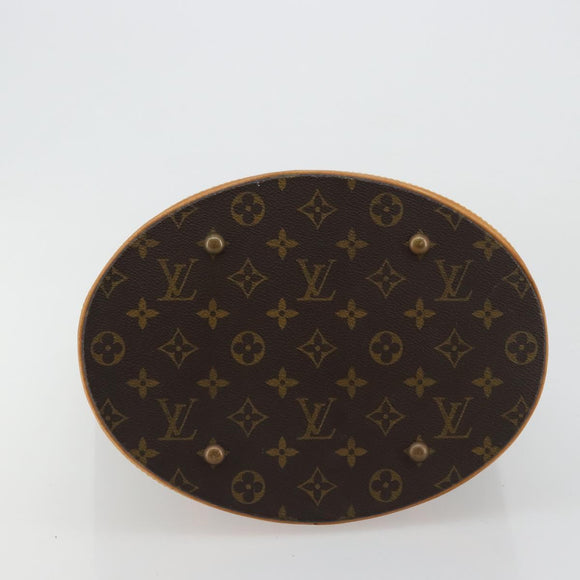 LOUIS VUITTON Monogram Bucket GM Shoulder Bag M42236 LV Auth 179601