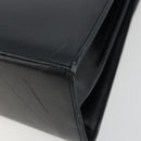 Salvatore Ferragamo Gancini Hand Bag Leather 2way Black Gold Auth 179604-14