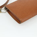 LOUIS VUITTON Epi Pochette Accessoires Pouch Brown M52953 LV Auth 179623-14