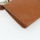 LOUIS VUITTON Epi Pochette Accessoires Pouch Brown M52953 LV Auth 179623-16