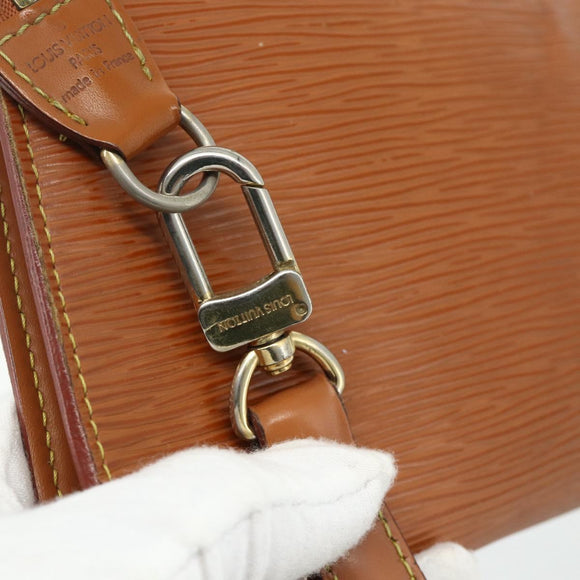LOUIS VUITTON Epi Pochette Accessoires Pouch Brown M52953 LV Auth 179623