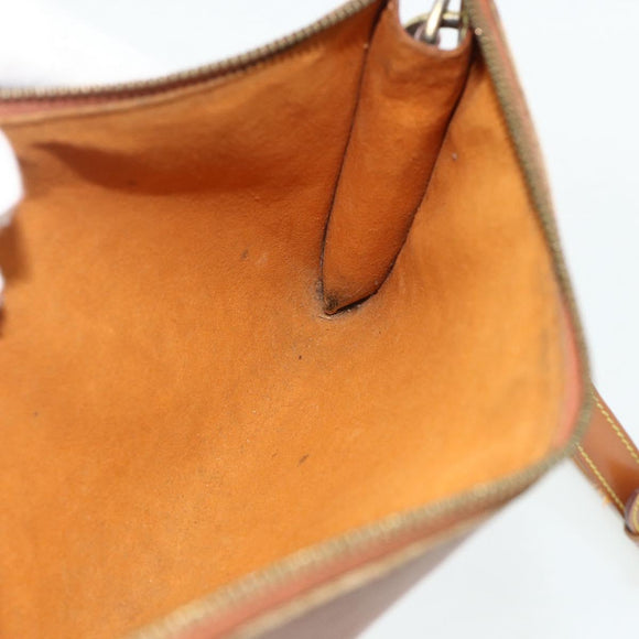 LOUIS VUITTON Epi Pochette Accessoires Pouch Brown M52953 LV Auth 179623