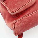 GUCCI Bamboo Backpack Leather Red Gold 000 2023 0016 Auth 179624-15