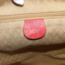 GUCCI Bamboo Backpack Leather Red Gold 000 2023 0016 Auth 179624-20