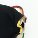 BOTTEGA VENETA Shoulder Bag Canvas Multicolor Silver Auth 179627A-9
