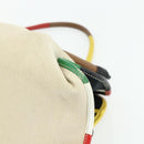 BOTTEGA VENETA Shoulder Bag Canvas Multicolor Silver Auth 179627A-15