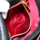 Miu Miu Shoulder Bag Leather Black Gold Auth 179629A-23