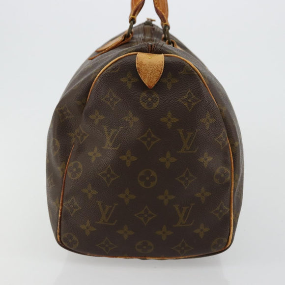 LOUIS VUITTON Monogram Speedy 30 Hand Bag M41526 LV Auth 179631