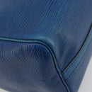 LOUIS VUITTON Epi Speedy 25 Hand Bag Toledo Blue M43015 LV Auth 179635-16