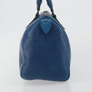 LOUIS VUITTON Epi Speedy 25 Hand Bag Toledo Blue M43015 LV Auth 179635-3