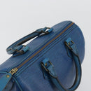 LOUIS VUITTON Epi Speedy 25 Hand Bag Toledo Blue M43015 LV Auth 179635-6