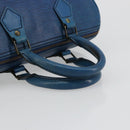LOUIS VUITTON Epi Speedy 25 Hand Bag Toledo Blue M43015 LV Auth 179635-7