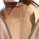 GUCCI GG Supreme Web Sherry Line Bag PVC Beige Gold 119 02 087 Auth 179638-19
