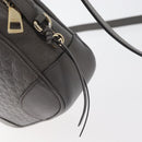 GUCCI Micro GG Canvas Guccissima Bag Leather Outlet Gray Gold 449413 Auth 179640-15
