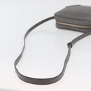 GUCCI Micro GG Canvas Guccissima Bag Leather Outlet Gray Gold 449413 Auth 179640-7