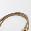 FENDI Zucchino Canvas Hand Bag Coated Canvas Green Gold Auth 179644-9