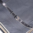 GUCCI GG Canvas Web Sherry Line Suitcase Black Gold Auth 179648-20