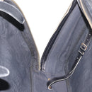 GUCCI GG Canvas Web Sherry Line Suitcase Black Gold Auth 179648-21