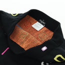 CHANEL Knitted Fabrics Skirt Wool Black CC Auth 179649M-5