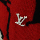 LOUIS VUITTON Knit Sweater Wool Multicolor LV Auth 179650M-11