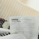 LOUIS VUITTON Knit Sweater Wool Multicolor LV Auth 179650M-18