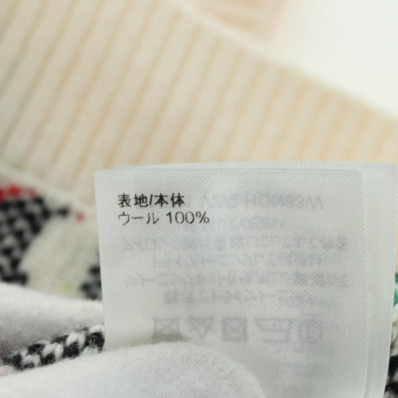 LOUIS VUITTON Knit Sweater Wool Multicolor LV Auth 179650M