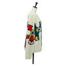 LOUIS VUITTON Knit Sweater Wool Multicolor LV Auth 179650M-4