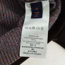 LOUIS VUITTON Knitted Hoodie Cotton Blue LV Auth 179652M-15