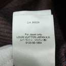 LOUIS VUITTON Knitted Hoodie Cotton Blue LV Auth 179652M-18