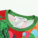 Christian Dior T Shirt Cotton Multicolor Auth 179653M-11