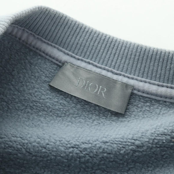 Christian Dior Trainer Cotton Gray Auth 179654M