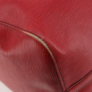 LOUIS VUITTON Epi Keepall 55 Boston Bag Red M42957 LV Auth 179665A-14