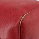 LOUIS VUITTON Epi Keepall 55 Boston Bag Red M42957 LV Auth 179665A-15