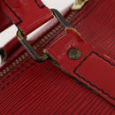 LOUIS VUITTON Epi Keepall 55 Boston Bag Red M42957 LV Auth 179665A-10
