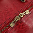 LOUIS VUITTON Epi Keepall 55 Boston Bag Red M42957 LV Auth 179665A-19