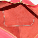 LOUIS VUITTON Epi Keepall 55 Boston Bag Red M42957 LV Auth 179665A-20
