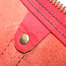 LOUIS VUITTON Epi Keepall 55 Boston Bag Red M42957 LV Auth 179665A-12
