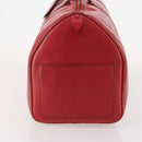 LOUIS VUITTON Epi Keepall 55 Boston Bag Red M42957 LV Auth 179665A-3